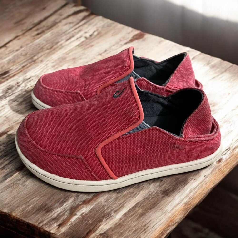 Olukai Nohea Lole Girls Casual Slip-On‎ Shoes Pink